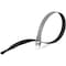 Velcro Brand Cable Tie, 15 in L, Black, Gray, Nylon, 25 lb Strength, 30 PK VEK94257 - alternate 5